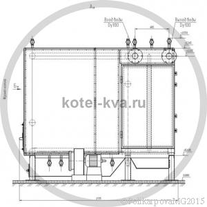 Котел 1000 КВт с колосниковой решеткой