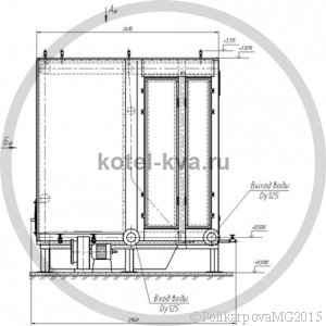 Котел 2000 КВт с колосниковой решеткой