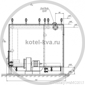 Котел 500 КВт с колосниковой решеткой