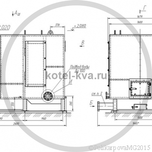 Котел 600 КВт с колосниковой решеткой