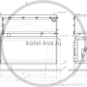 Чертеж котла КВа 400