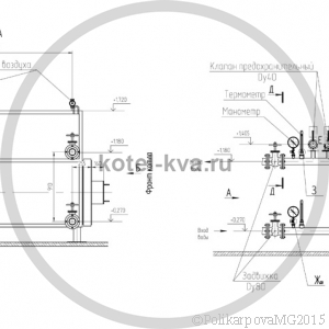 Чертеж котла КВа 500