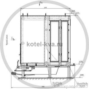 Котел КВм-1,4 с топкой РПК