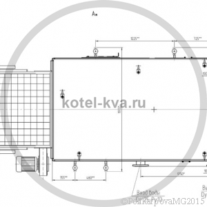 Котел КВм-1,4 с топкой ТШПМ вид 2