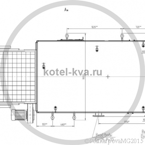 Котел КВм-1,6 с топкой ТШПМ вид 2