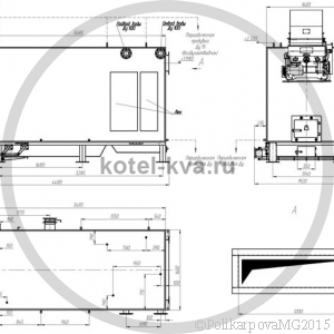 Котел КВм-2,0 с забрасывателем и с топкой РПК