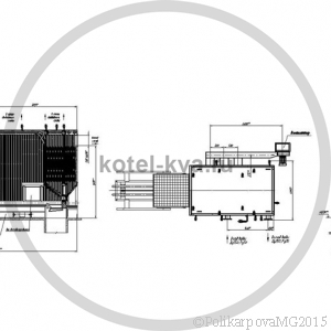 Котел КВм-2,5 с топкой ТШПМ