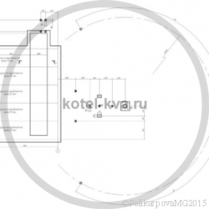 Чертеж модульной котельной 6 МВт (6000 КВт) план расположения фундаментов